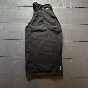 Free people movement tank XS black high neck stretch seamless